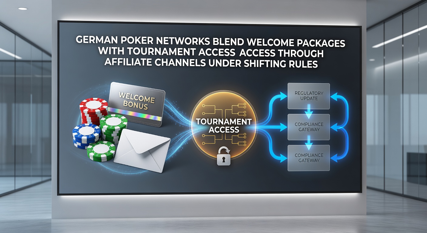 Deutsche Poker-Netzwerke kombinieren Willkommenspakete mit Turnierzugängen über Affiliate-Kanäle